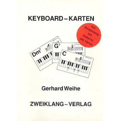 Keyboard-Karten mit Beispiel-Song - Gerhard Weihe