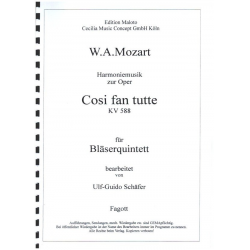 Harmoniemusik zu Cosi fun tutte KV588 - - Wolfgang Amadeus Mozart