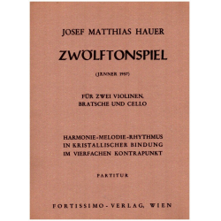 Zwölftonspiel (Jänner 1957) : für 2 Violinen, - Josef Matthias Hauer