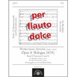 Sonaten aus op.4 Band 1 (Nr.2, 4) - Pietro Degli Antonii