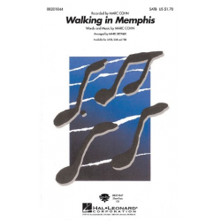 Walking in Memphis (SATB) - Marc Cohn / Arr. Mark Brymer
