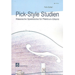 Pick-Style-Studien (+CD) für Plektrum-Gitarre