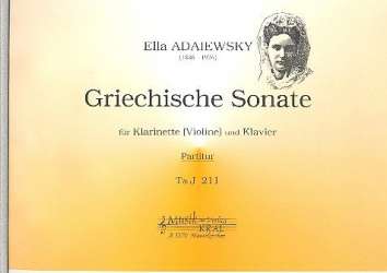 Griechische Sonate für Klarinette - Ella (Sophia C.G. E. von Schultz) Adaiewsky