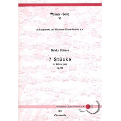 7 Stücke op.124 für Gitarre - Baldur Böhme