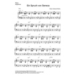Ein Spruch von Seneca für gem Chor, - Gerhard Weihe