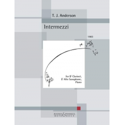 INTERMEZZI (1983) : FUER CLARINET IN B - Tommy Joe Anderson