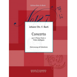 Concerto : - Johann Christoph Friedrich Bach