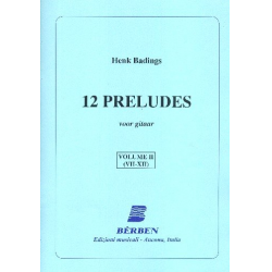 12 Preludes Vol 2 -Henk Badings