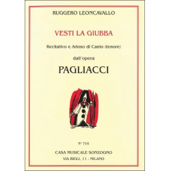 Vesti la giubba  aus Pagliacci - Ruggero Leoncavallo