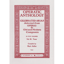 Operatic Anthology - Volume 3 - Diverse / Arr. Kurt Adler
