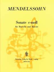 Sonate c-Moll : für Viola - Felix Mendelssohn-Bartholdy