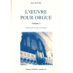 L'Oeuvre pour orgue vol.2 - Mel Domange Bonis