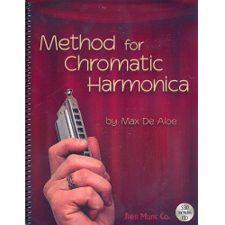 Method for Chromatic Harmonica (+CD) - Max De Aloe
