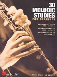 30 melodic Studies for clarinet - Paula Crasborn-Mooren