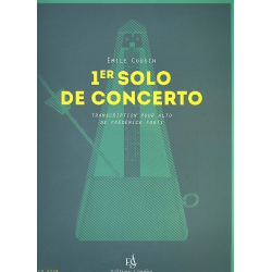 Solo no.1 du concert pour violon et orchestre - Emile Cousin
