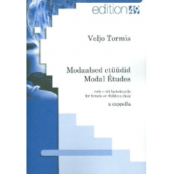 Modal Etudes for female or children - Veljo Tormis