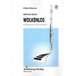 Wolkenlos (+CD) für Flöte und Klavier - Altfried Beele