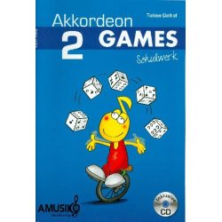 Akkordeon Games Band 2 (+CD) -Tobias Dalhof