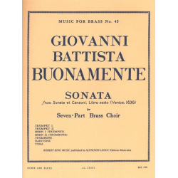 SONATA FROM SONATE ET CANZONI - Giovanni Battista Buonamente
