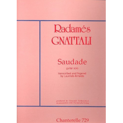 Saudade for guitar solo - Radames Gnattali