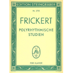 Polyrhythmische Studien für Klavier - Walter Frickert