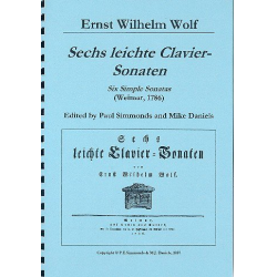 6 leichte Clavier-Sonaten (Weimar 1786) - Ernst Wilhelm Wolf