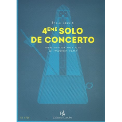 Solo no.4 du concert pour violon et orchestre - Emile Cousin