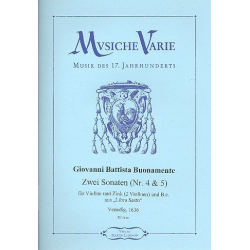 2 Sonaten (Nr.4 und 5) für Violine, Zink - Giovanni Battista Buonamente