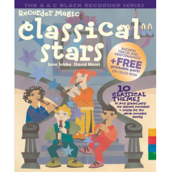 Classical stars (+CD and CD-ROM) for recorder - Jane Sebba
