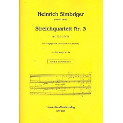 Streichquartett Nr.3 op.122 - Heinrich Simbriger