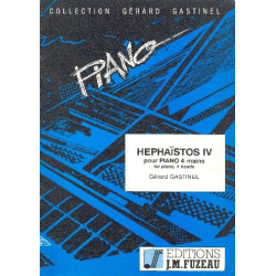 Hephaistos 4 pour piano 4 mains -Gerard Gastinel