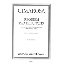 Missa pro defunctis : Requiem für - Domenico Cimarosa