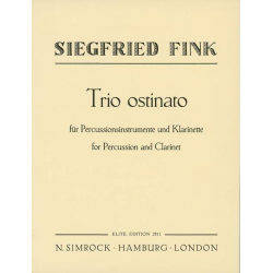 Trio Ostinato : für Schlagzeug - Siegfried Fink