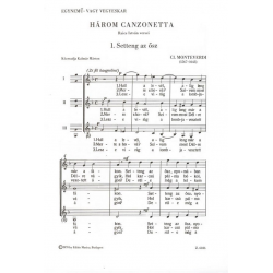 Három canzonetta - Claudio Monteverdi