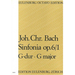 SINFONIA G-DUR OP.6,1 : FUER - Johann Christian Bach