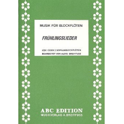 Frühlingslieder für 1-2 Sopranblockflöten - Alois Breitfuss