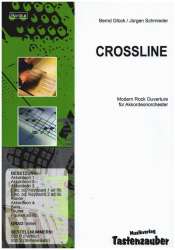 Crossline - Akkordeonorchester Partitur - Bernd Glück