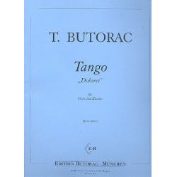 Tango Dolores für Viola und - Tomislav Butorac