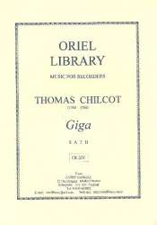 Giga for 4 recorders (SATB) - Thomas Chilcot