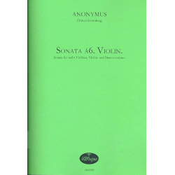 Sonata á6. Violin.:  für 6 Violinen, Violon - Anonymus