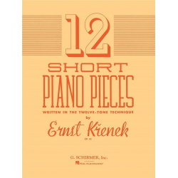 12 Short Piano Pieces - Ernst Krenek