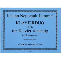 Klavierduo op.87 : - Johann Nepomuk Hummel