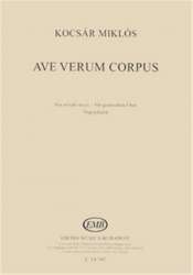 Ave verum corpus für gem Chor a cappella - Miklos Kocsar