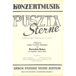 Puszta-Sterne: für Salonorchester - Barnabas Bakos