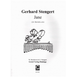 Jane - für Marimba - Gerhard Stengert