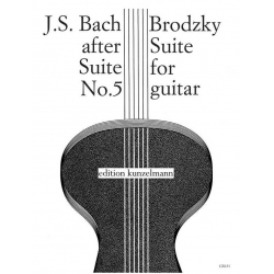 SUITE : FOR GUITAR, AFTER J.S.BACH - Nikolaus Brodszky