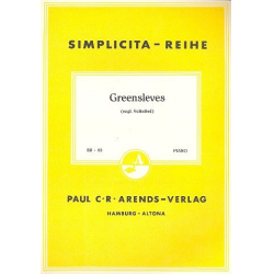 Greensleeves: für Klavier