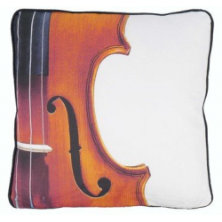Kissen mit Paspeln Design: Geige 100% Baumwolle 40*40 cm