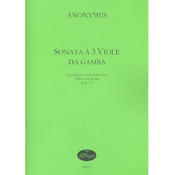 Sonata für 3 Viole da gamba - Anonymus
