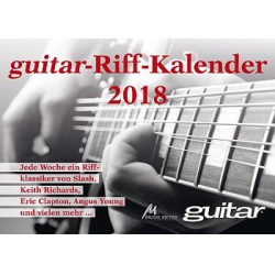 Guitar Riff Kalender 2018